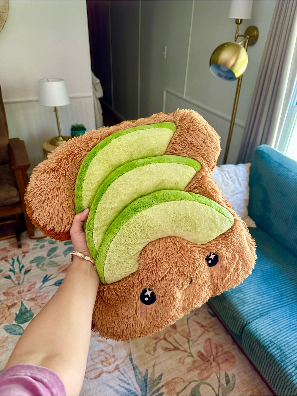 Avocado Toast Throw Pillow